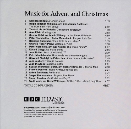 Benjamin Nicholas - Music for Advent and Christmas (2022) [BBC Music Magazine]