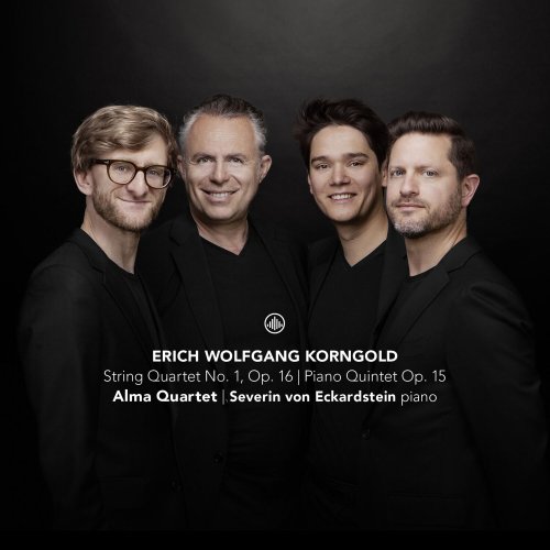 Alma Quartet Amsterdam - Korngold: String Quartet No. 1, Op. 16 | Piano Quintet Op. 15 (2023) [Hi-Res]