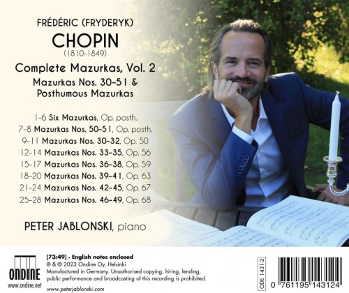 Peter Jablonski - Chopin: Complete Mazurkas, Vol. 2 (2023) [Hi-Res]