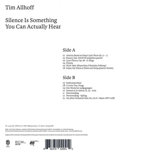 Tim Allhoff - Silence Is Something You Can Actually Hear (2023) [Hi-Res]