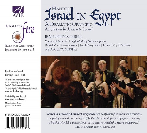 Apollo's Fire, Jeannette Sorrell - Handel: Israel in Egypt, HWV 54 (2023) [Hi-Res]
