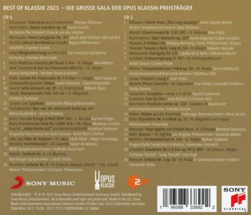 VA - Best of Klassik 2023 - Die große Gala der OPUS Klassik-Preisträger (2023)