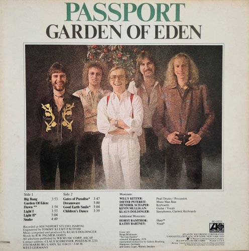 Passport - Garden Of Eden (1979) LP