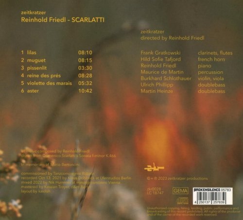 Zeitkratzer - Friedl: Scarlatti (2023) Hi-Res