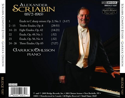 Garrick Ohlsson - Scriabin: Complete Etudes (2009)