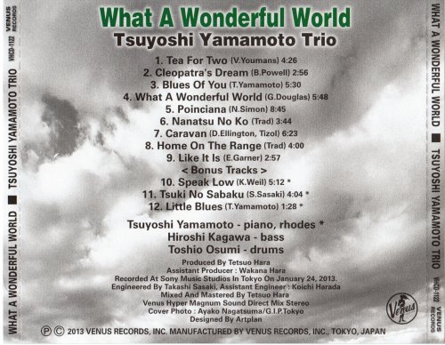 Tsuyoshi Yamamoto Trio - What a Wonderful World (2013)