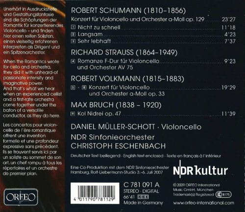 Daniel Müller-Schott - Schumann, Strauss, Volkmann, Bruch (2016) CD-Rip