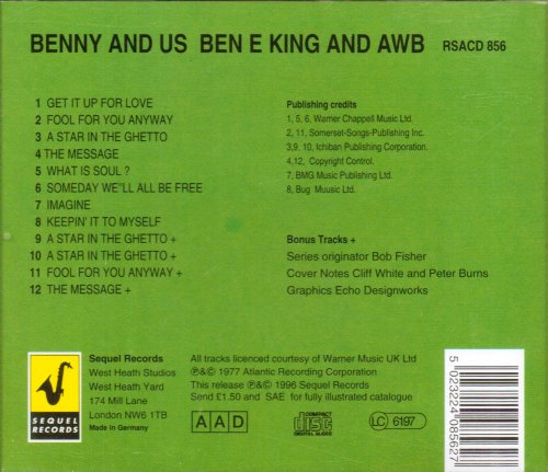 Average White Band - Definitive Ben E King Anthology Seven: Benny And Us (1996)