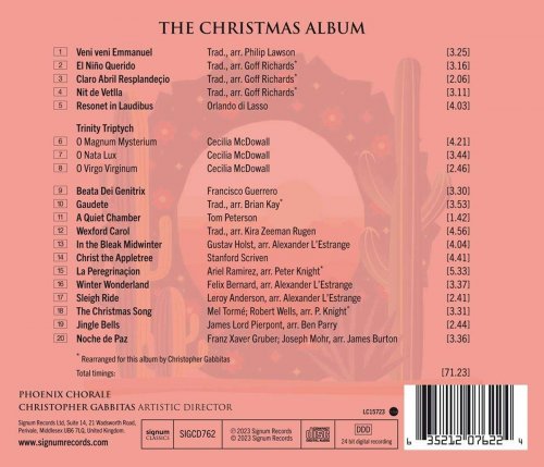 Phoenix Chorale, Christopher Gabbitas - The Christmas Album (2023) [Hi-Res]