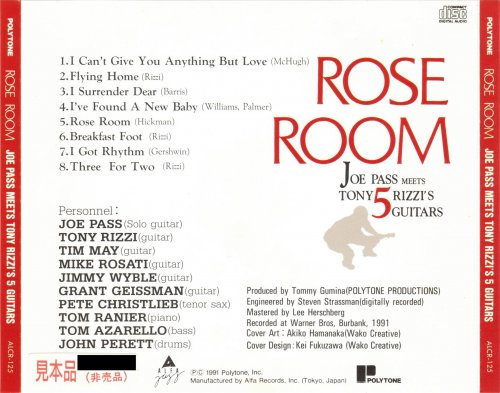 Joe Pass & Tony Rizzi's 5 Guitars - Rose Room (1991)