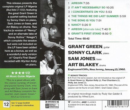 Grant Green Quartet - Nigeria (2014)