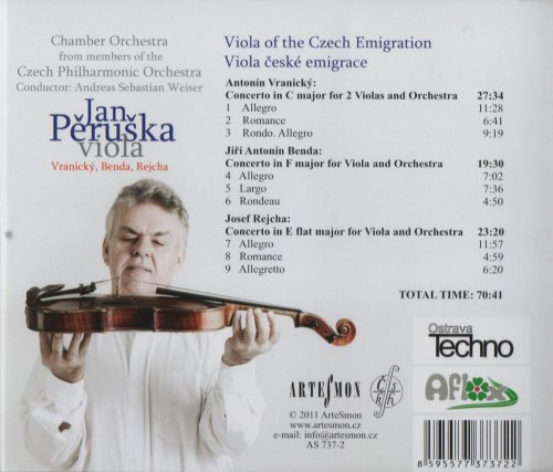 Jan Pěruška - Vranický, Benda, Rejcha: Viola concertos (2011) CD-Rip