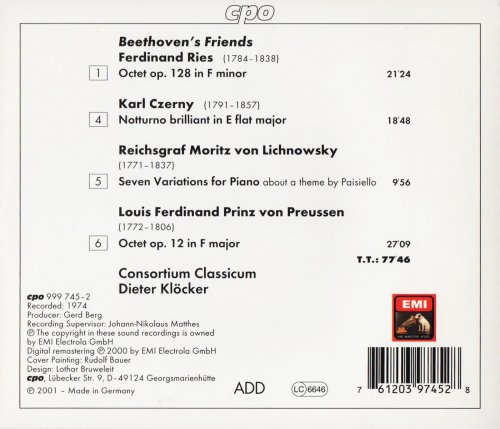 Consortium Classicum - Ries, Czerny, Lichnowsky, Louis Ferdinand: Chamber Music (2001) CD-Rip