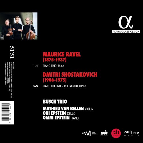 Busch Trio - Ravel & Shostakovich: Piano Trios (2023) [Hi-Res]