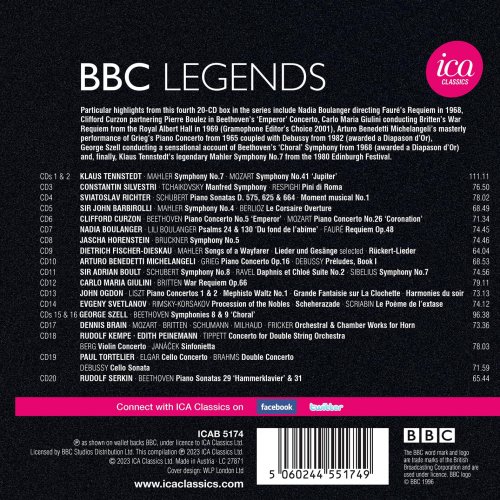 London Philharmonic Orchestra, Bournemouth Symphony Orchestra - BBC Legends, Volume 4 (2023)