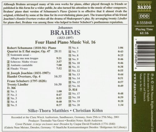 Silke-Thora Matthies, Christian Köhn - Brahms: Four Hand Piano Music Vol. 16 (2006) CD-Rip