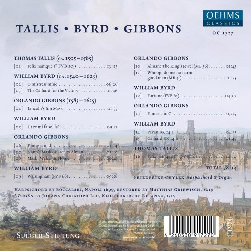 Friederike Chylek - Tallis, Byrd & Gibbons: Keyboard Works (2023) [Hi-Res]