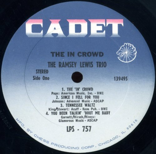 The Ramsey Lewis Trio - The In Crowd (1965) LP