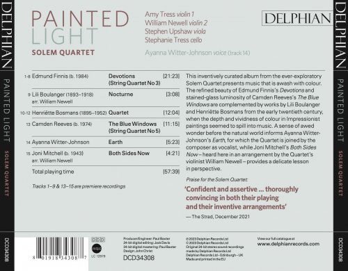 Solem Quartet, Ayanna Witter-Johnson - Painted Light (2023) [Hi-Res]