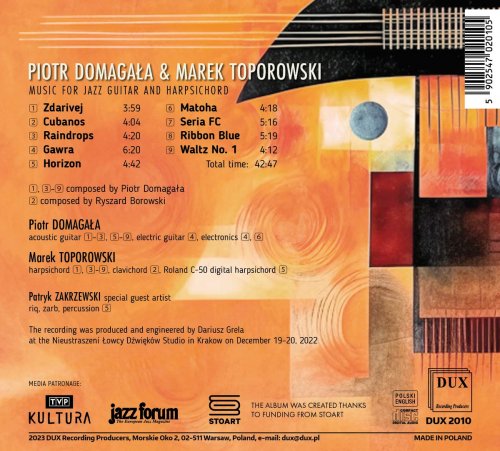 Piotr Domagała, Marek Toporowski - Music for Jazz Guitar and Harpsichord (2023) [Hi-Res]