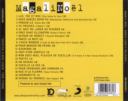 Magali Noel - Boris Vian à toujours... (2011)