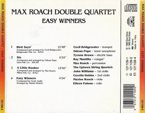 Max Roach Double Quartet - Easy Winners (1985)