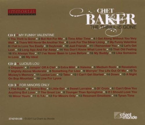 Chet Baker - The Thrill Is Gone (2011)