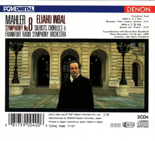 Eliahu Inbal - Mahler: Symphony No. 8 (1987) CD-Rip