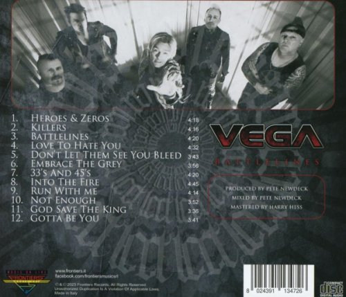 Vega - Battlelines (2023) CD-Rip
