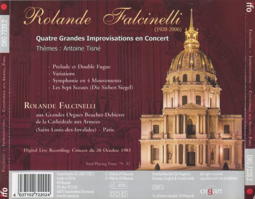 Rolande Falcinelli - Quatre Grandes Improvisations En Concert (2006)