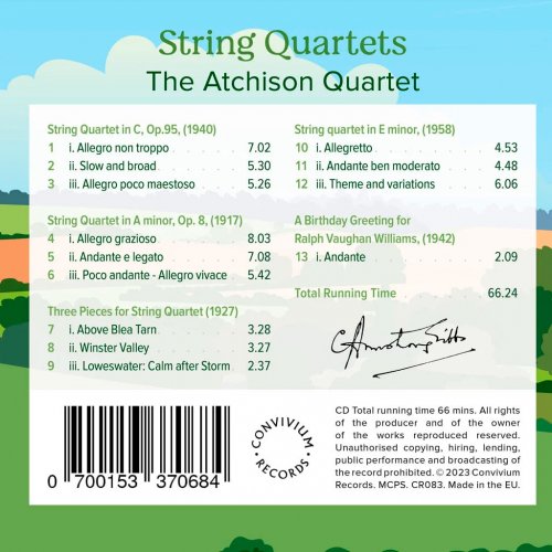 Atchison Quartet - Cecil Armstrong Gibbs: String Quartets (2023) [Hi-Res]