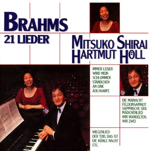 Mitsuko Shirai, Hartmut Höll - Brahms: 21 Lieder (1987)