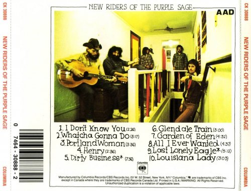 New Riders Of The Purple Sage - New Riders Of The Purple Sage (1971)