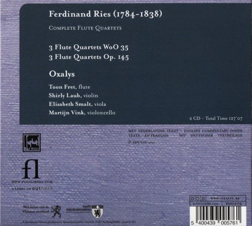 Oxalys - Ries: Complete Flute Quartets (2010) CD-Rip