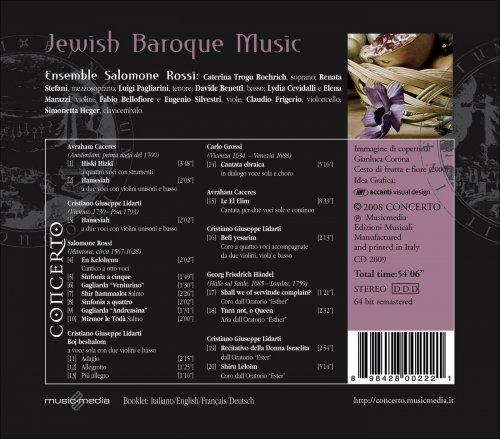 Ensemble Salomone Rossi - Jewish Baroque Music (2008)