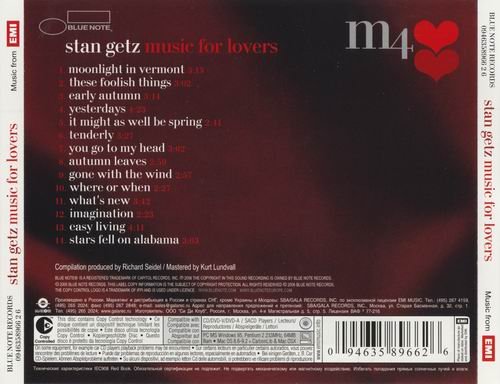 Stan Getz - Music For Lovers (2006)