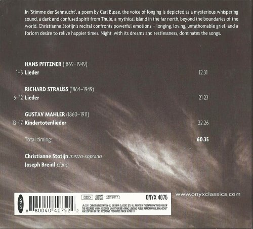 Christianne Stotijn - Pfitzner, Strauss, Mahler: Lieder (2011) CD-Rip