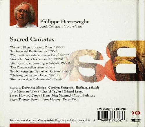 Philippe Herreweghe - J.S. Bach: Famous Cantatas (2010) CD-Rip