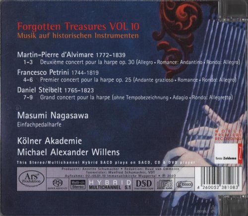 Masumi Nagasawa, Kölner Akademie Michael, Alexander Willens - Forgotten Treasures Vol. 10: French Concertos for harp (2012) CD-Rip