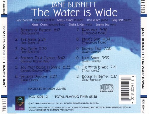 Jane Bunnett - The Water Is Wide (1994) Flac