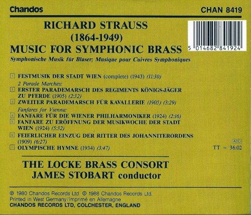 Locke Brass Consort, James Stobart - R. Strauss: Music for Symphonic Brass (1988) CD-Rip