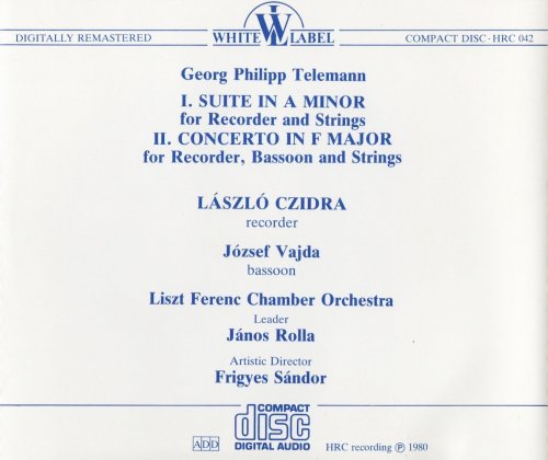 László Czidra - Teleman: Suite in A Minor, Concerto in F major (1987) CD-Rip