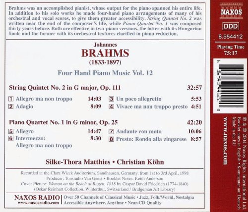 Silke-Thora Matthies, Christian Köhn - Brahms: Four Hand Piano Music Vol. 12 (2004) CD-Rip