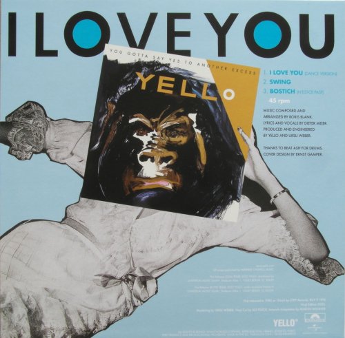 Yello - You Gotta Say Yes To Another Excess / I Love You (2022) LP