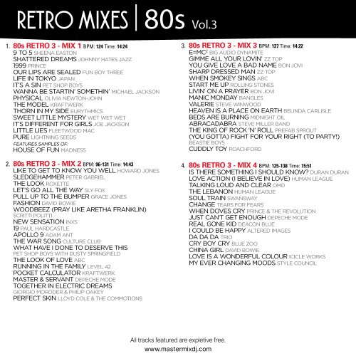 VA - Mastermix Retro Mixes 80s Vol. 3 (2023)