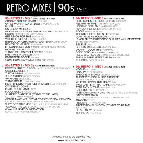 VA - Mastermix Retro Mixes 90s Vol. 1 (2023)