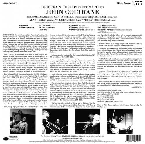 John Coltrane - Blue Train: The Complete Masters (Remastered, 2022) LP