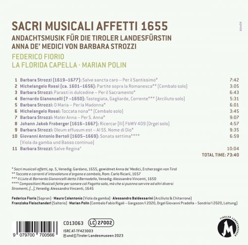 Federico Fiorio - Sacri musicali affetti (2023)