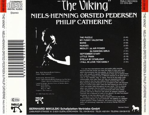 Niels-Henning Orsted Pedersen, Philip Catherine - The Viking (1983)