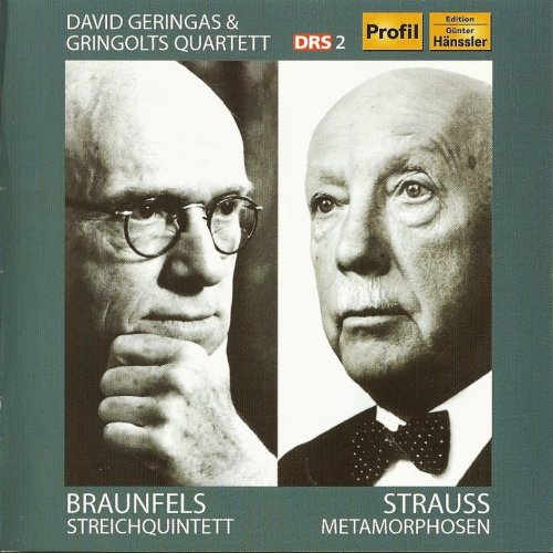 David Geringas, Gringolts Quartet - Braunfels: String Quintet, Strauss: Metamorphoses (2012) CD-Rip